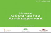 Licence Géographie Aménagement