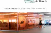 SWISSDIVIDE systèmes de cloisons Solutions fonctionnelles ...