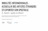 Mobilités internationales : accueillir des artistes ...