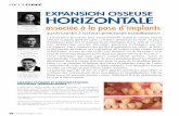 EXPANSION OSSEUSE HORIZONTALE - Institut de Formation en ...