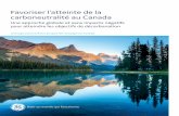 Favoriser l’atteinte de la carboneutralité au Canada