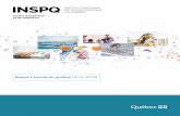 Rapport annuel de gestion 2015-2016 - INSPQ
