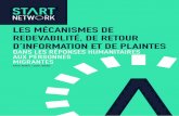 LES MÉCANISMES DE REDEVABILITÉ, DE RETOUR D’INFORMATION …