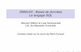 SMI6U05 : Bases de données Le langage SQL
