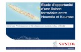 Etude d’opportunité d’une liaison ferroviaire entre Nouméa ...