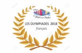 LES OLYMPIADES 2018