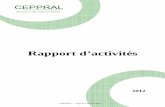 Rapport activité 2012 CEPPRAL VF