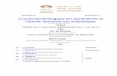 Le profil bactériologique des bactériémies et l’état de ...