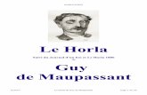 Le Horla Guy de Maupassant - clpav.fr