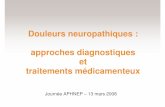Douleurs neuropathiques : approches diagnostiques et ...