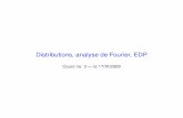 Distributions, analyse de Fourier, EDP
