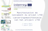 Manifestation de lancement du projet LYSE ...