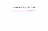 COR301 CHIMIE ORGANIQUE II Examens Finaux 2005-2007