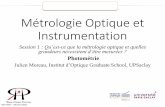 Métrologie Optique et Instrumentation