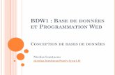 BDW1 : BASE DE DONNÉES ET PROGRAMMATION EB
