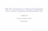 CSE 135: Introduction to Theory of Computation CFLs ...