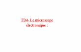 TD4- Le microscope électronique