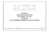 DES SERVICES PUBLICS DES COMMUNICATIONS