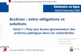 Archiver : entre obligations et solutions 9