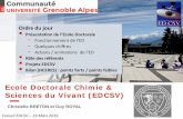 Ecole Doctorale Chimie & Sciences du Vivant (EDCSV)