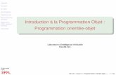Introduction à la Programmation Objet : [5pt ...