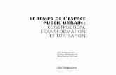 Le temps de L’espace pubLic urbain : ConstruCtion ...
