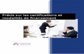 Précis sur les certifications et modalités de financement