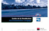 Guide de la Restitution ALD Automotive s’engage