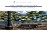 TRAITEMENT DE SURFACE SURFACE TREATMENT