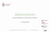 Solidarisch gründen - ml.zmml.uni-bremen.de