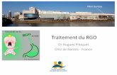 Traitement du RGO - Une du site du CHU de Nantes