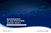 Rapport d’activités 2020-2021 - Financement-Québec