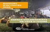 RAPPORT D’ACTIVITES 2020 - france-volontaires.org