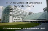 HTA sévères et urgences hypertensives