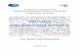 PROJET PROGRAMMATIQUE - Institut de Formation Public ...