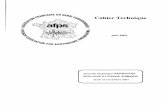 Cahier Technique - AFPS
