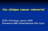 Cas clinique cancer colorectal - IFSI DIJON