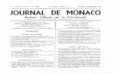 LUNDI 16 JANVIER 1961 JOURNAL DE MONACO