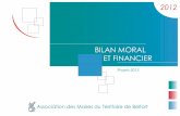 BILAN MORAL ET FINANCIER - maires90.asso.fr