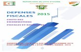 DEPENSES 2015 FISCALES - Budget CI