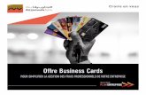 Offre Business Cards - Attijari Entreprises
