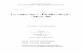 La contention en Parodontologie : Indications