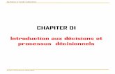 CHAPITER 01 Introduction aux décisions et processus ...