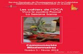 Les cahiers de l’OCA - Catéchèse & Catéchuménat