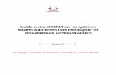 Guide sectoriel ESRM sur les systèmes solaires autonomes ...