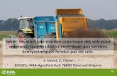 S. Houot, C. Chenu ECOSYS, INRA-AgroParisTech 78850 ...