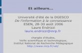 Et ailleurs - edutice.archives-ouvertes.fr