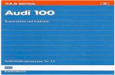 Selbststudienprogramm Nr.13 Audi 100 Konstruktion und Funktion