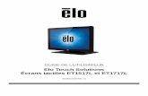 Elo Touch Solutions Écrans tactiles ET1517L et ET1717L