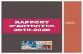 RAPPORT D’ACTIVITES 2016 – 2017